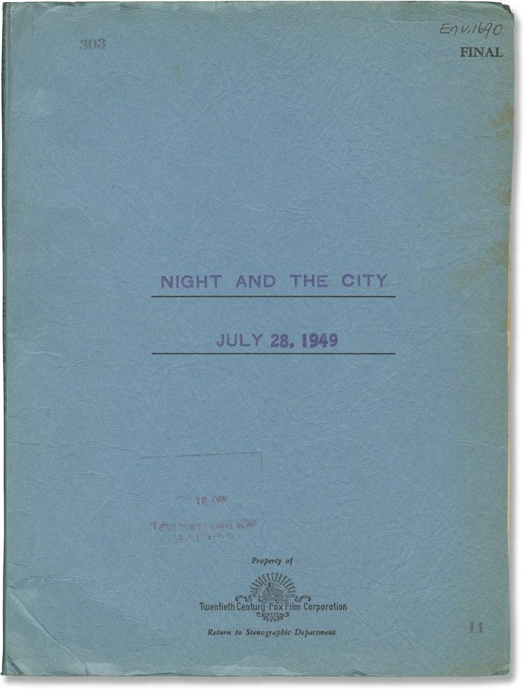 Book #161184] Night and the City (Original screenplay for the 1950 British film noir). Gene...