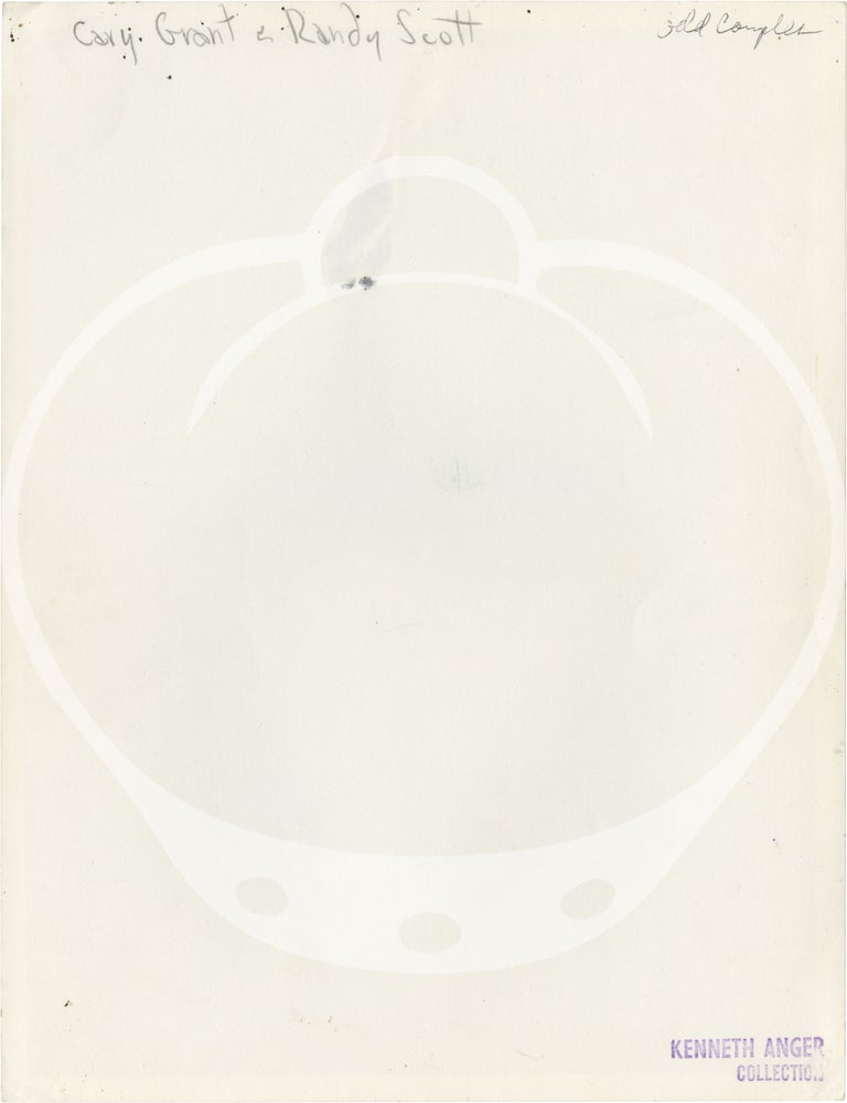 Archive of five original photographs belonging to Kenneth Anger, relating to his research into the underbelly of Hollywood