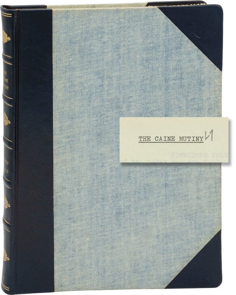 Book #161223] The Caine Mutiny (Original screenplay for the 1954 film, presentation copy...