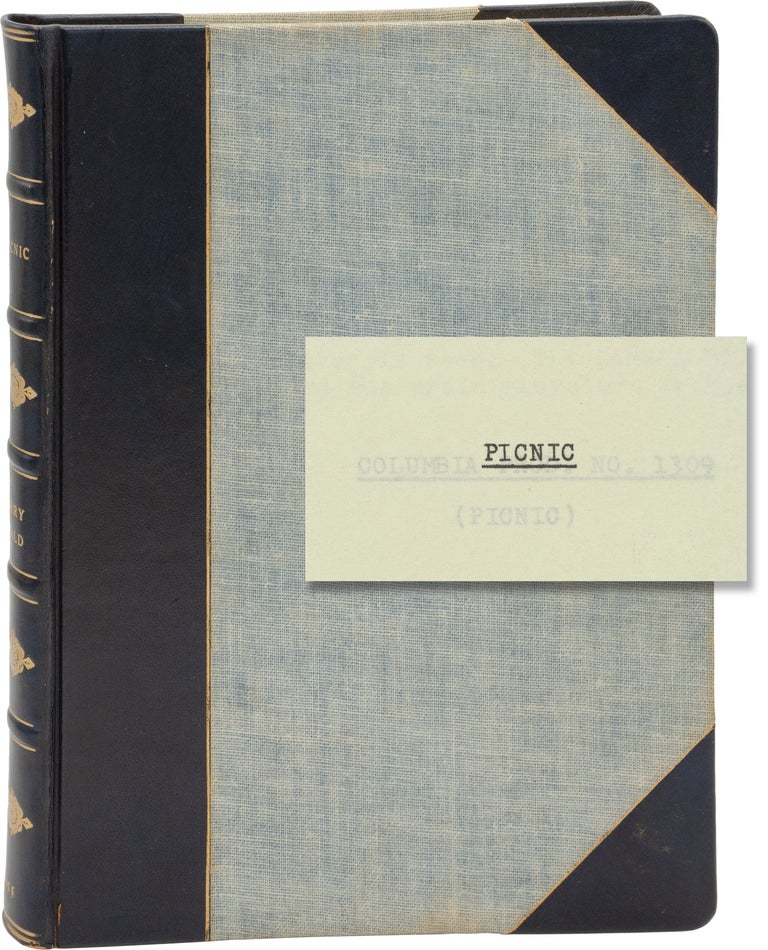 Picnic (Original screenplay for the 1955 film, presentation copy belonging to producer Jerry Wald