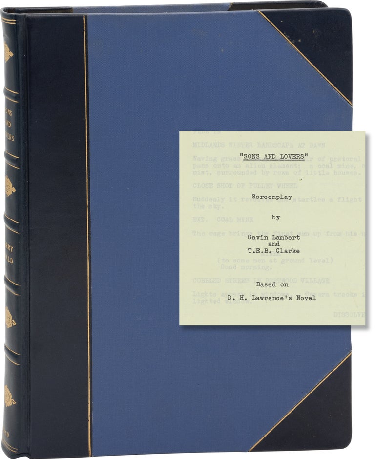 Sons and Lovers (Original screenplay for the 1960 film, presentation copy belonging to producer...
