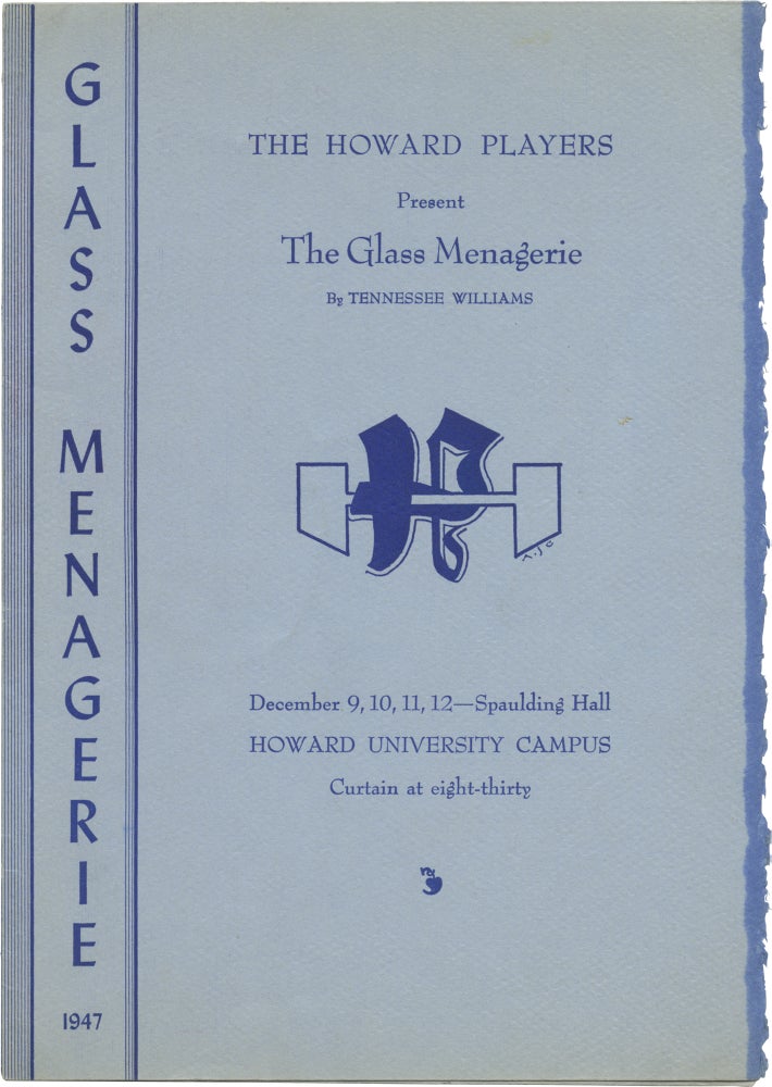 Book #161363] The Glass Menagerie (Original program for the 1947 production at Howard...