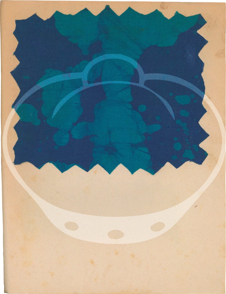 Original batik sampler notebook, compiled by a student in Accra, Ghana, circa 1960s