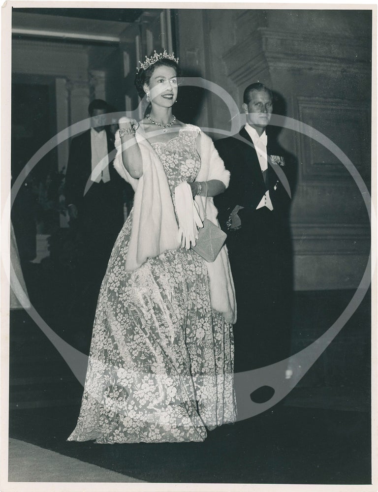 Six photographs relating to the 1953-1954 British royal tour of New Zealand