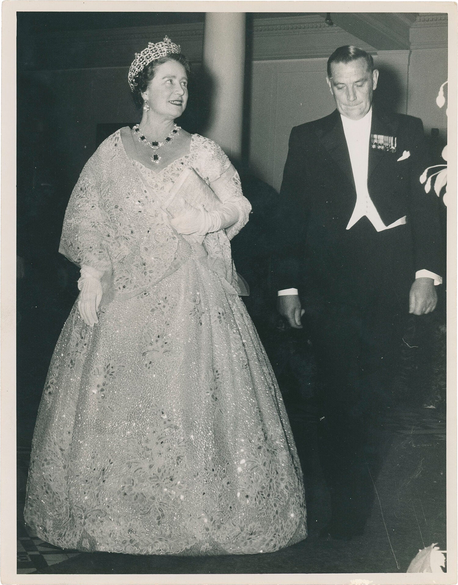 Original photograph of Queen Elizabeth the Queen Mother during her