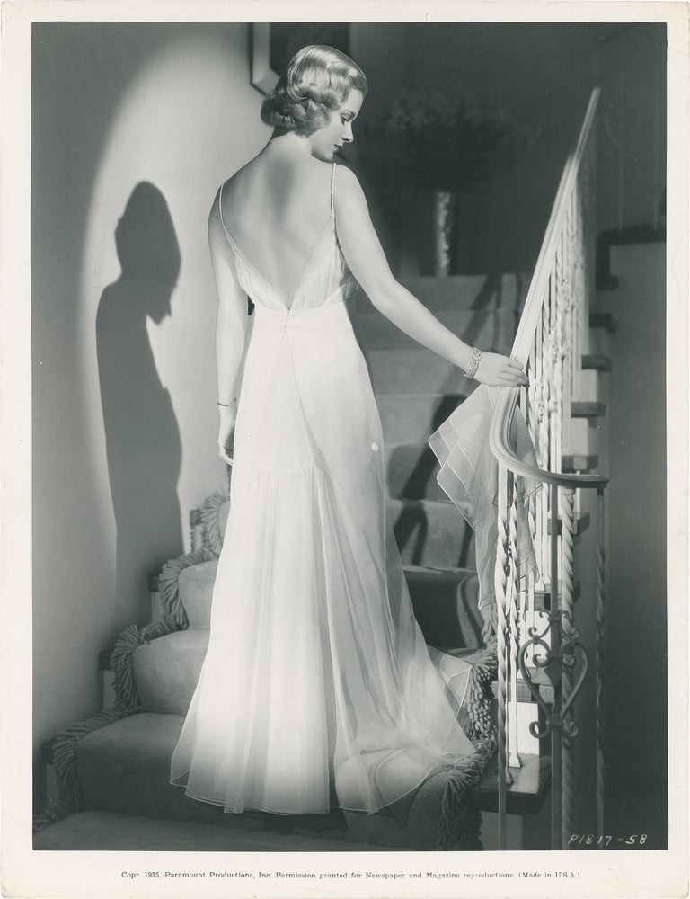 Two original photographs of Joan Bennett, 1935