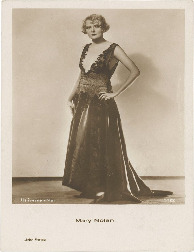 73 original cinema trading cards, fan photographs, and postcard photographs, 1920s-1970s