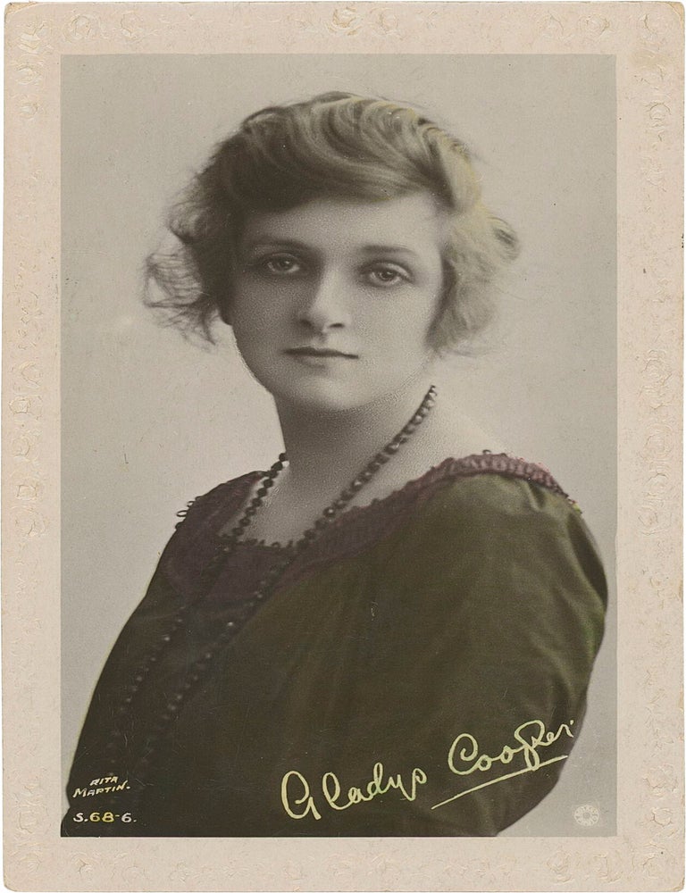 73 original cinema trading cards, fan photographs, and postcard photographs, 1920s-1970s
