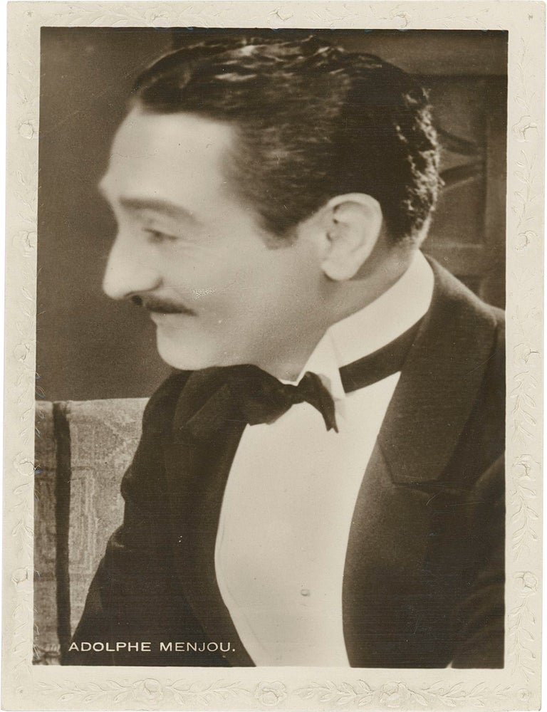 73 original cinema trading cards, fan photographs, and postcard photographs, 1920s-1970s