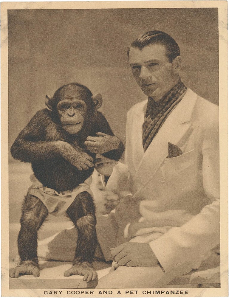 73 original cinema trading cards, fan photographs, and postcard photographs, 1920s-1970s