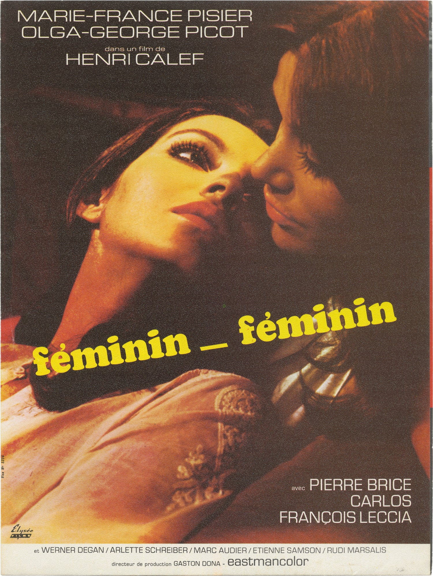 Feminine Feminine Féminin féminin | Marie-France Pisier Olga Georges-Picot,  Pierre Brice, Henri Calef