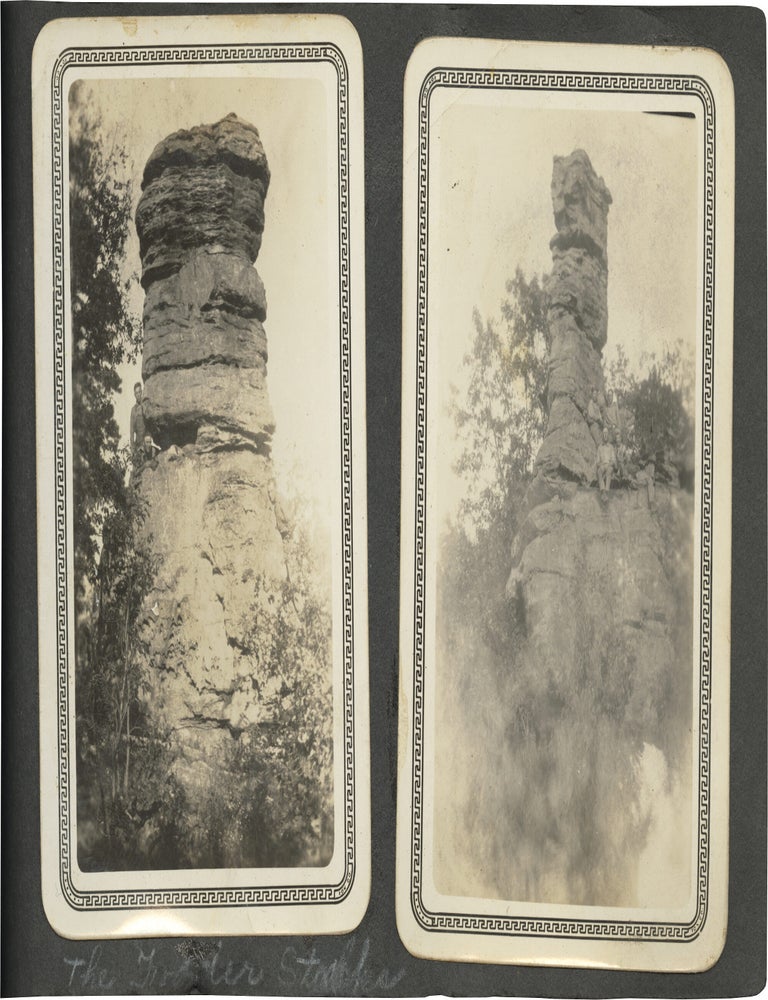 Original photograph album compiled by a young woman from Arkansas