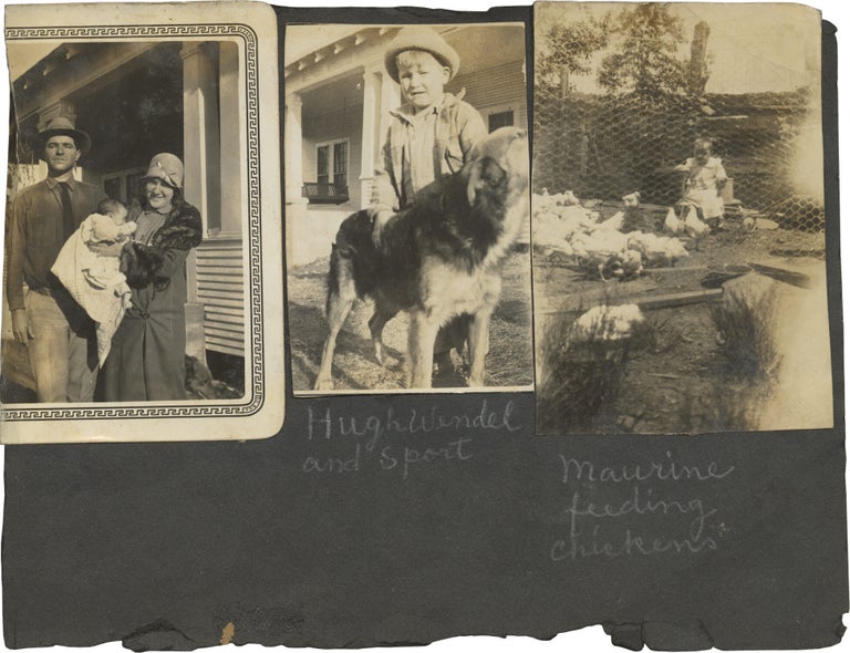 Original photograph album compiled by a young woman from Arkansas