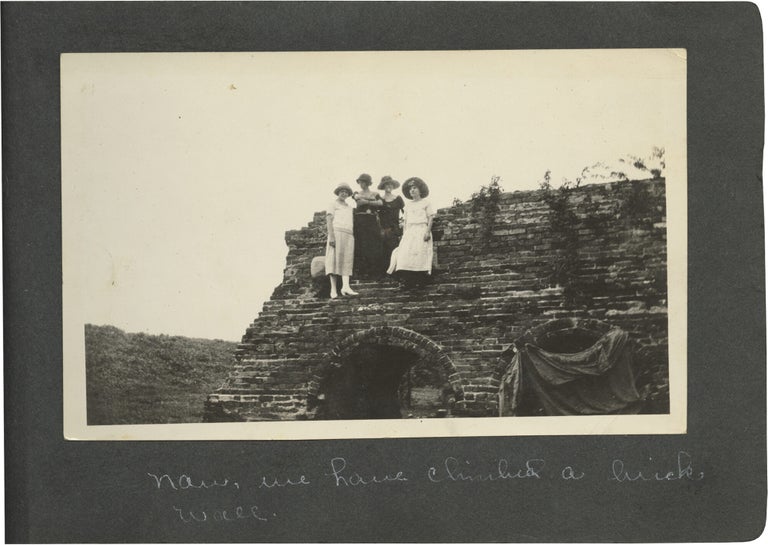 Original photograph album compiled by a young woman from Arkansas