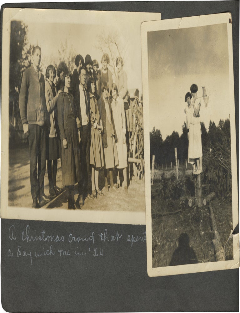 Original photograph album compiled by a young woman from Arkansas