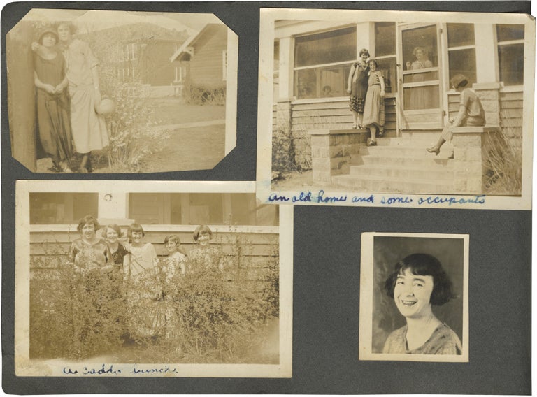 Original photograph album compiled by a young woman from Arkansas