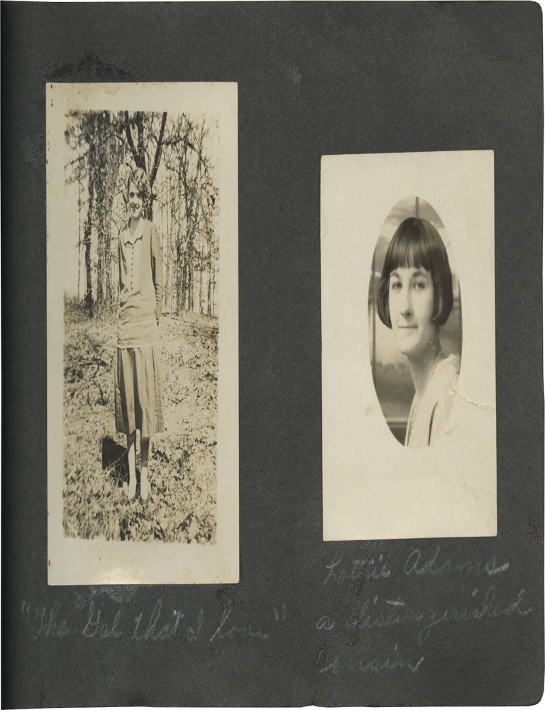 Original photograph album compiled by a young woman from Arkansas