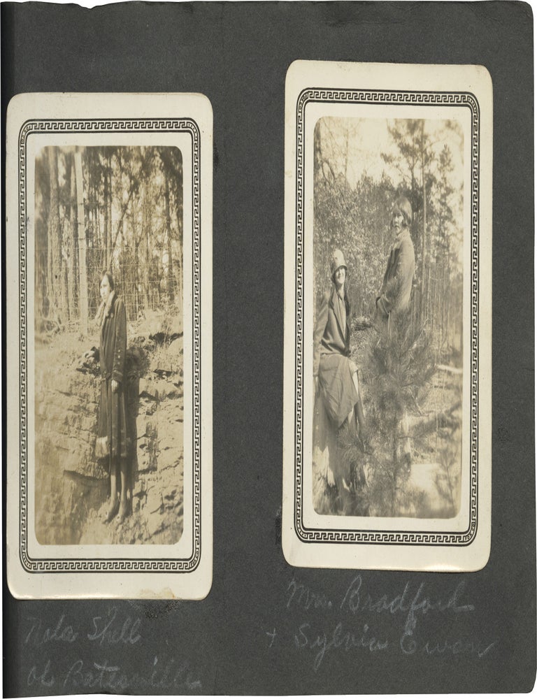 Original photograph album compiled by a young woman from Arkansas