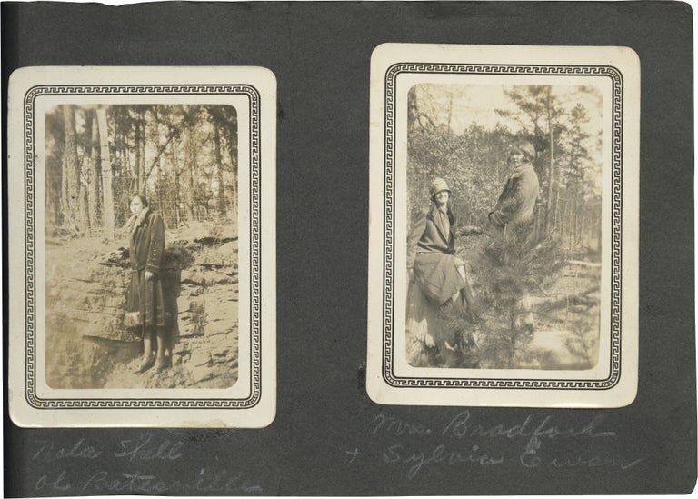 Original photograph album compiled by a young woman from Arkansas