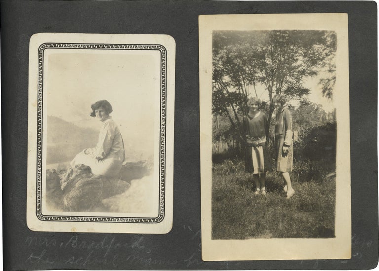 Original photograph album compiled by a young woman from Arkansas