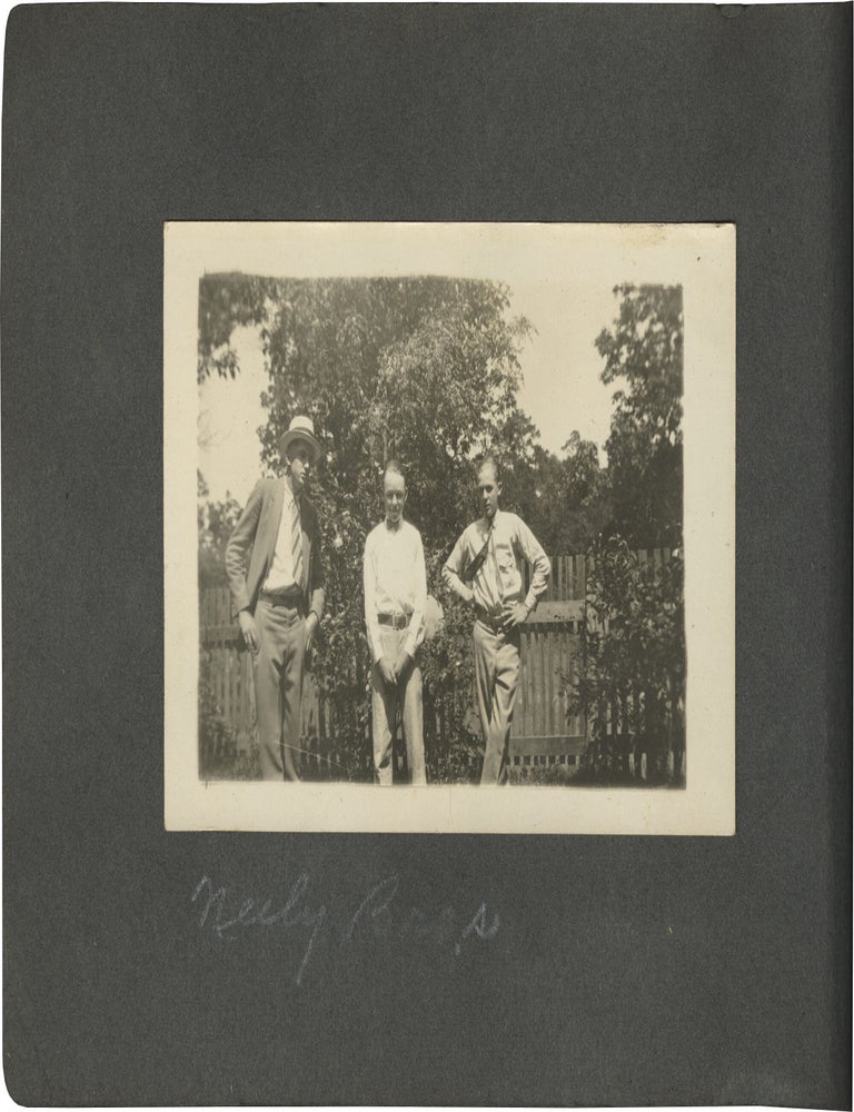 Original photograph album compiled by a young woman from Arkansas