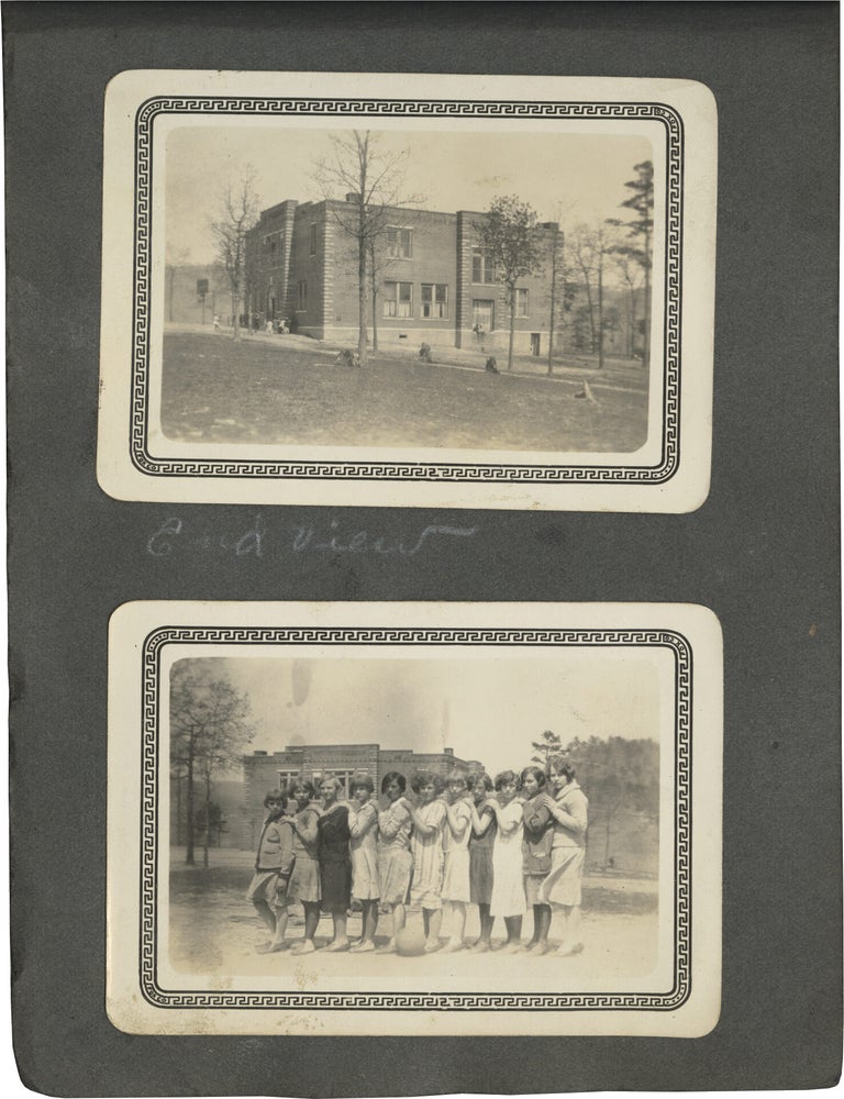 Original photograph album compiled by a young woman from Arkansas