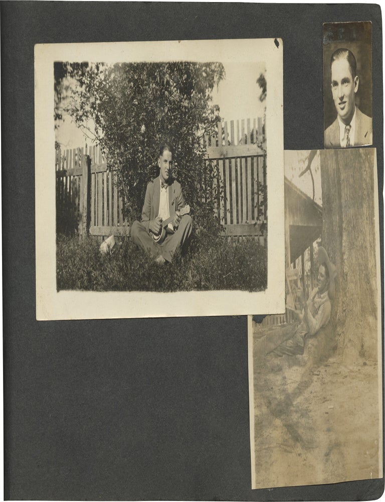Original photograph album compiled by a young woman from Arkansas