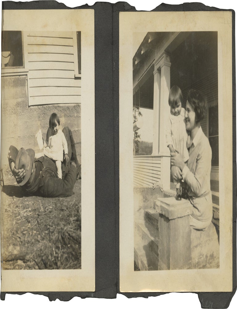 Original photograph album compiled by a young woman from Arkansas