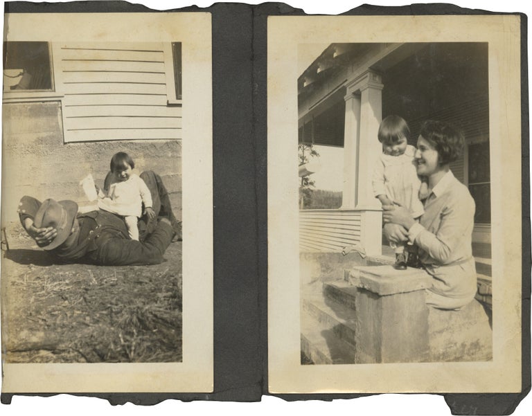 Original photograph album compiled by a young woman from Arkansas