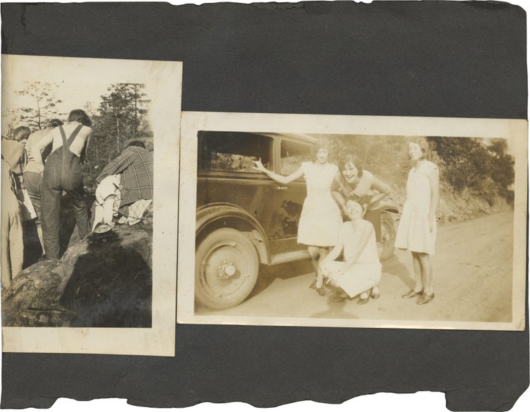 Original photograph album compiled by a young woman from Arkansas