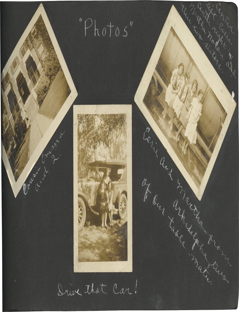 Original scrapbook compiled by a student at Arkansas State Teachers College, 1925-1926