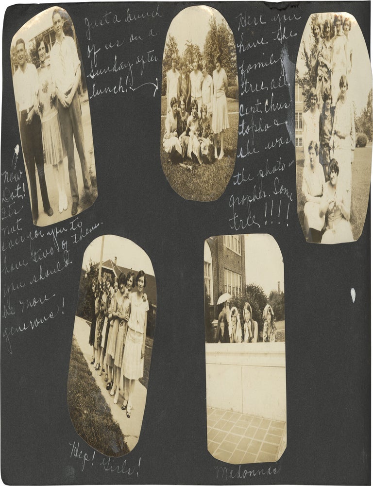 Original scrapbook compiled by a student at Arkansas State Teachers College, 1925-1926