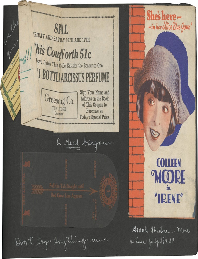 Original scrapbook compiled by a student at Arkansas State Teachers College, 1925-1926