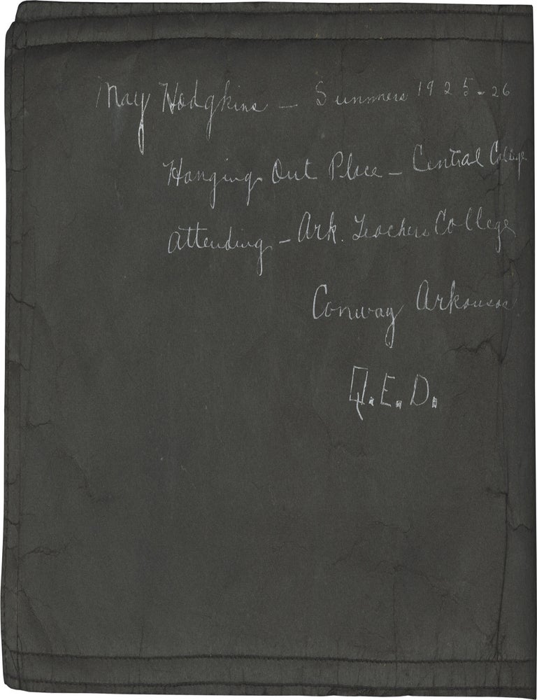Original scrapbook compiled by a student at Arkansas State Teachers College, 1925-1926
