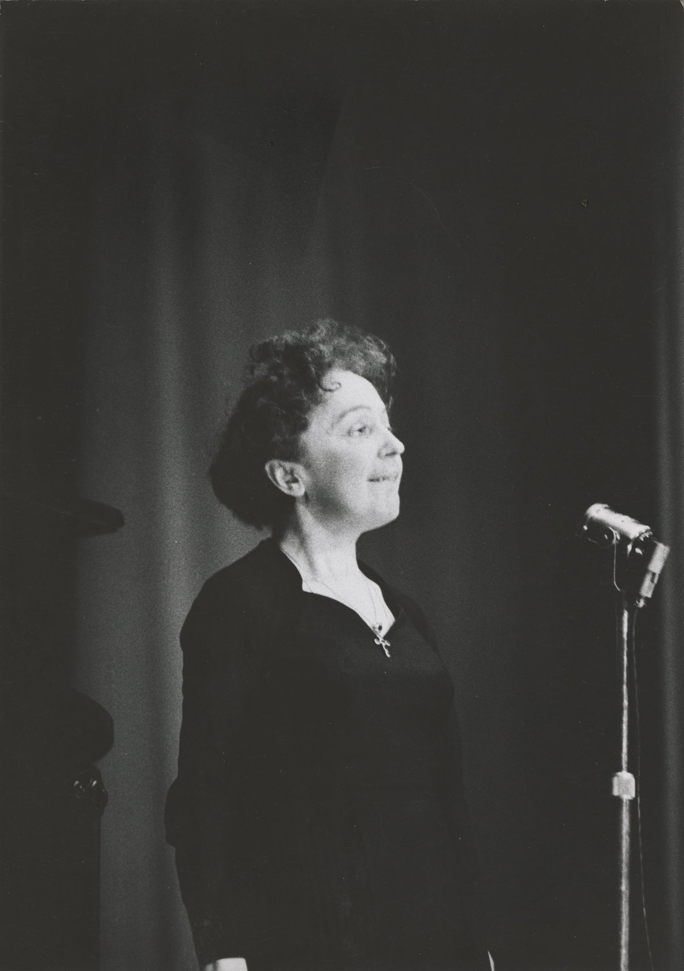 Edith Piaff Original photograph of Edith Piaf performing at the Olympia in Paris ...