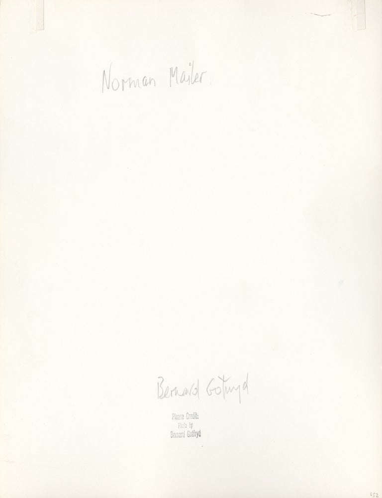 Original oversize photograph of Norman Mailer, circa 1967