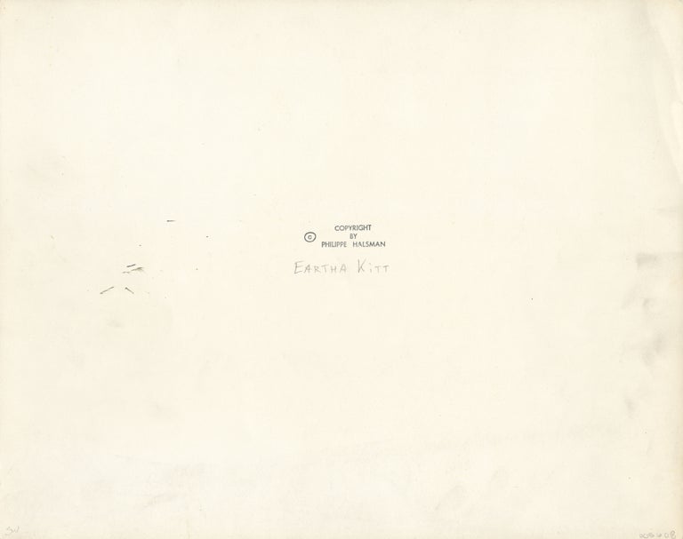 Original oversize photograph of Eartha Kitt, 1954