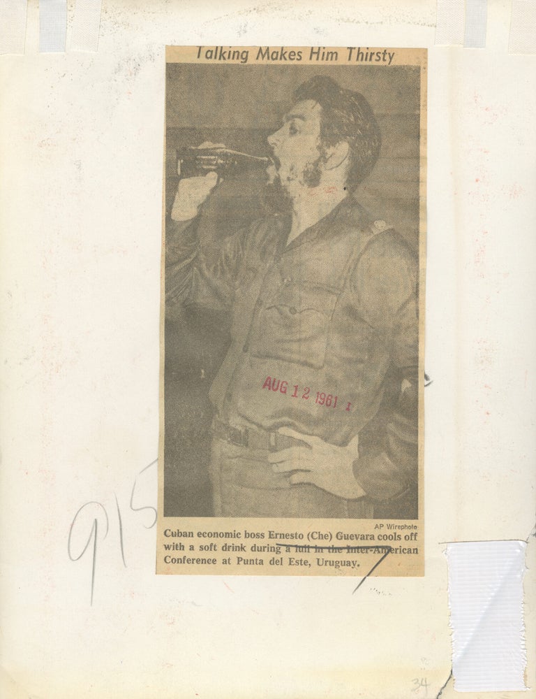 Original press photograph of Che Guevara, 1961