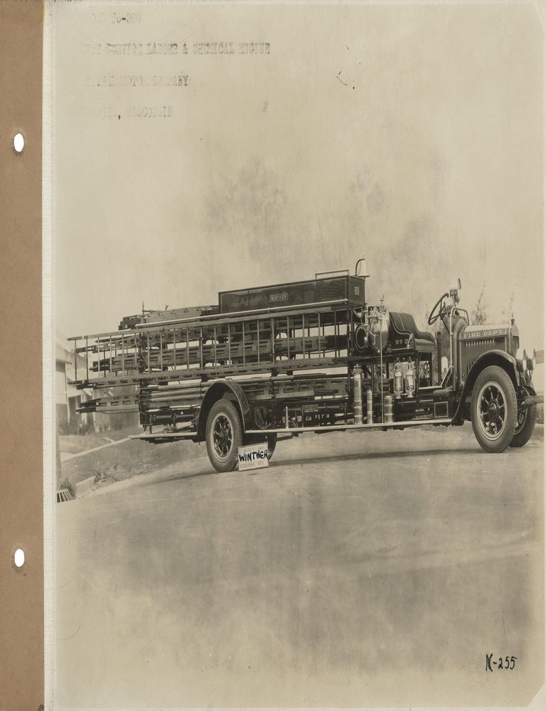 Archive of 22 original photographs relating to the Winther Motor Truck Company, circa early 1920s