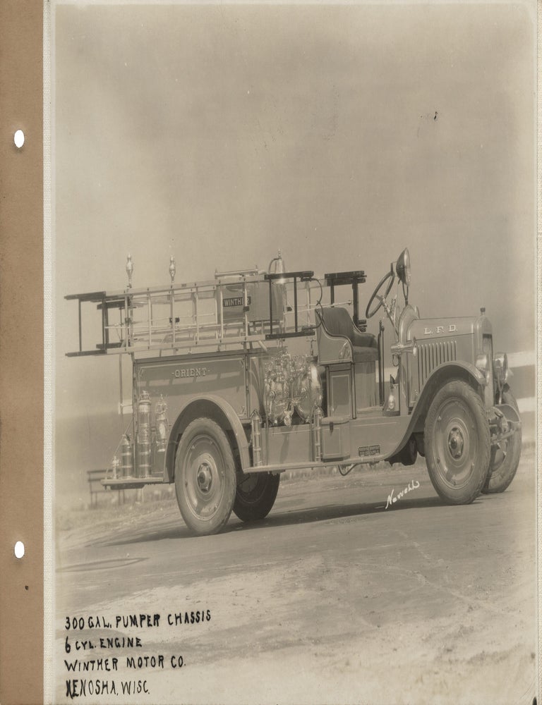 Archive of 22 original photographs relating to the Winther Motor Truck Company, circa early 1920s