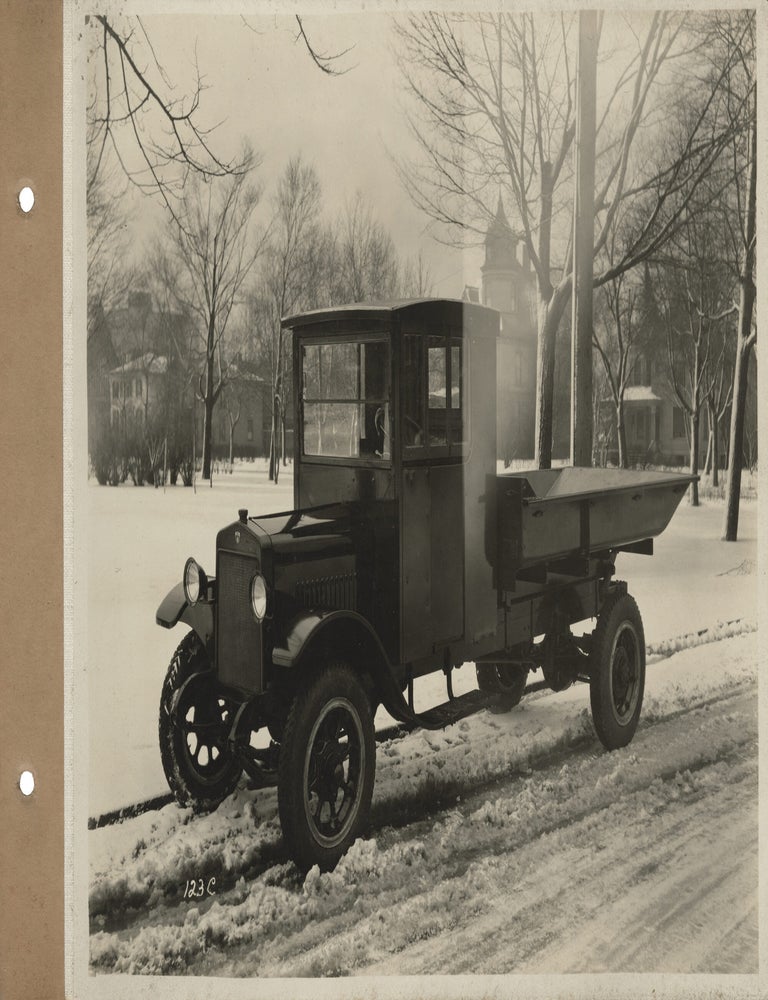 Archive of 22 original photographs relating to the Winther Motor Truck Company, circa early 1920s
