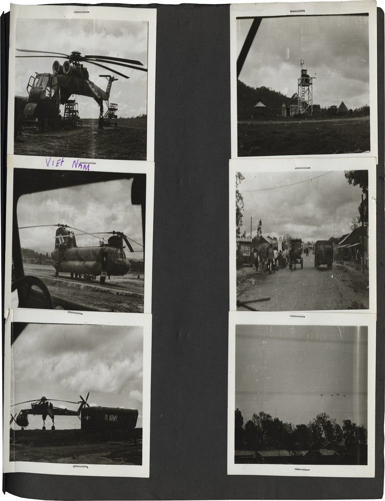 Archive of 236 vernacular photographs of an African-American serviceman's deployment with the...