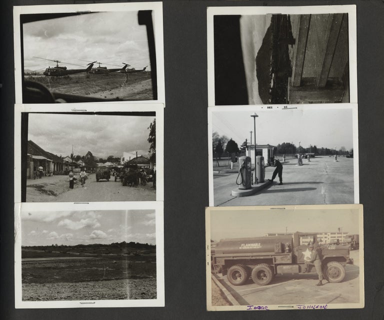 Archive of 236 vernacular photographs of an African-American serviceman's deployment with the 228th Aviation Battalion in Vietnam
