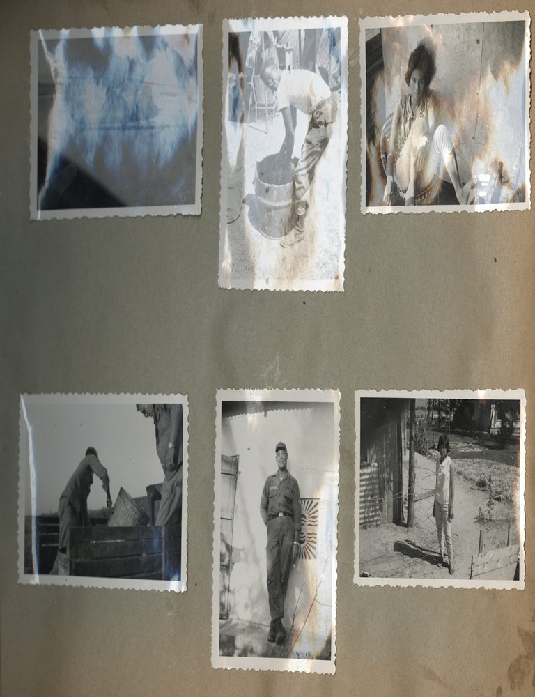 Archive of 236 vernacular photographs of an African-American serviceman's deployment with the 228th Aviation Battalion in Vietnam