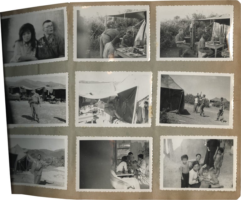 Archive of 236 vernacular photographs of an African-American serviceman's deployment with the 228th Aviation Battalion in Vietnam