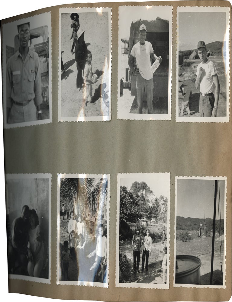 Archive of 236 vernacular photographs of an African-American serviceman's deployment with the 228th Aviation Battalion in Vietnam