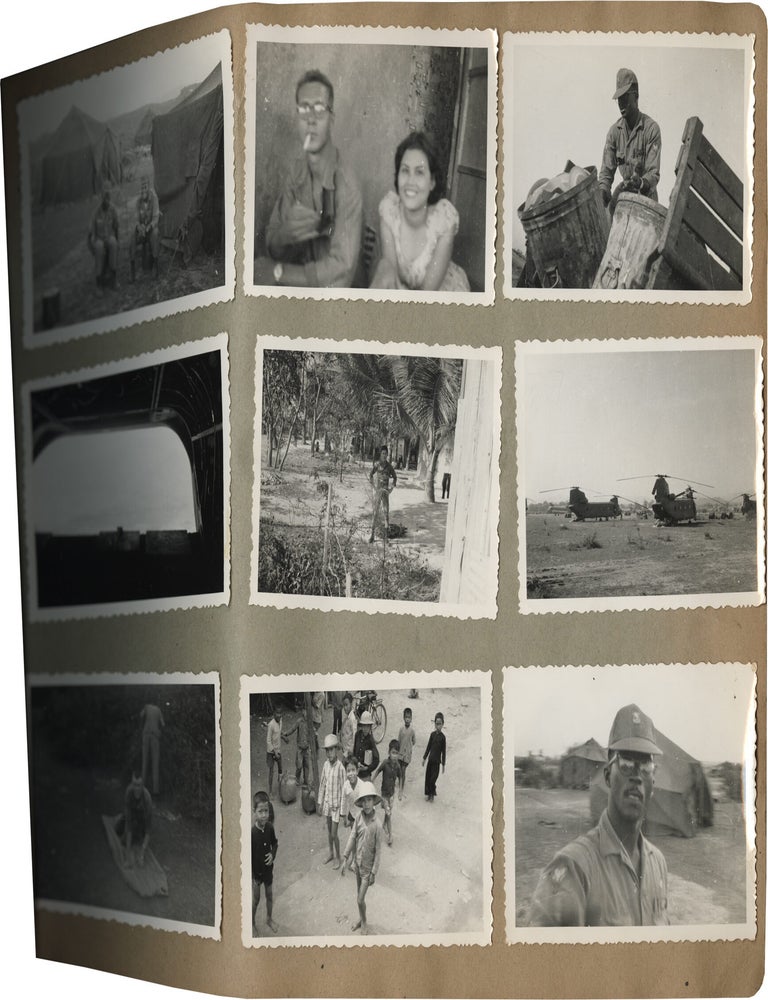 Archive of 236 vernacular photographs of an African-American serviceman's deployment with the 228th Aviation Battalion in Vietnam