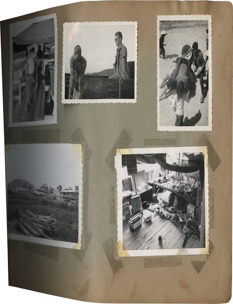 Archive of 236 vernacular photographs of an African-American serviceman's deployment with the 228th Aviation Battalion in Vietnam