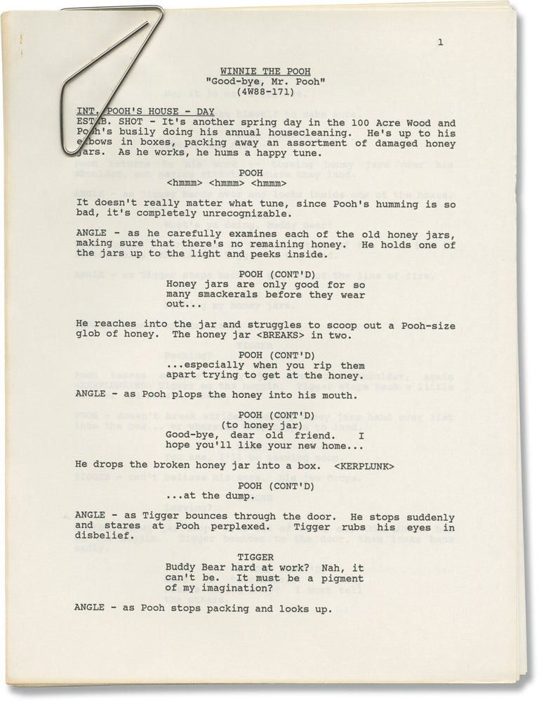 The New Adventures of Winnie the Pooh: Good-Bye Mr. Pooh