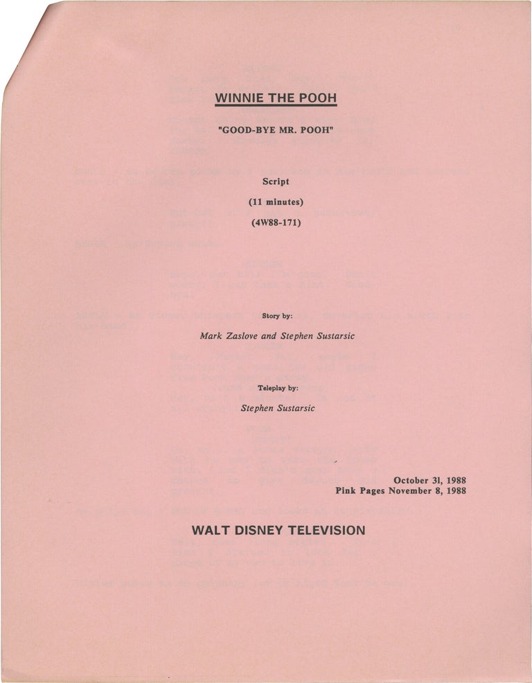 The New Adventures of Winnie the Pooh: Good-Bye Mr. Pooh